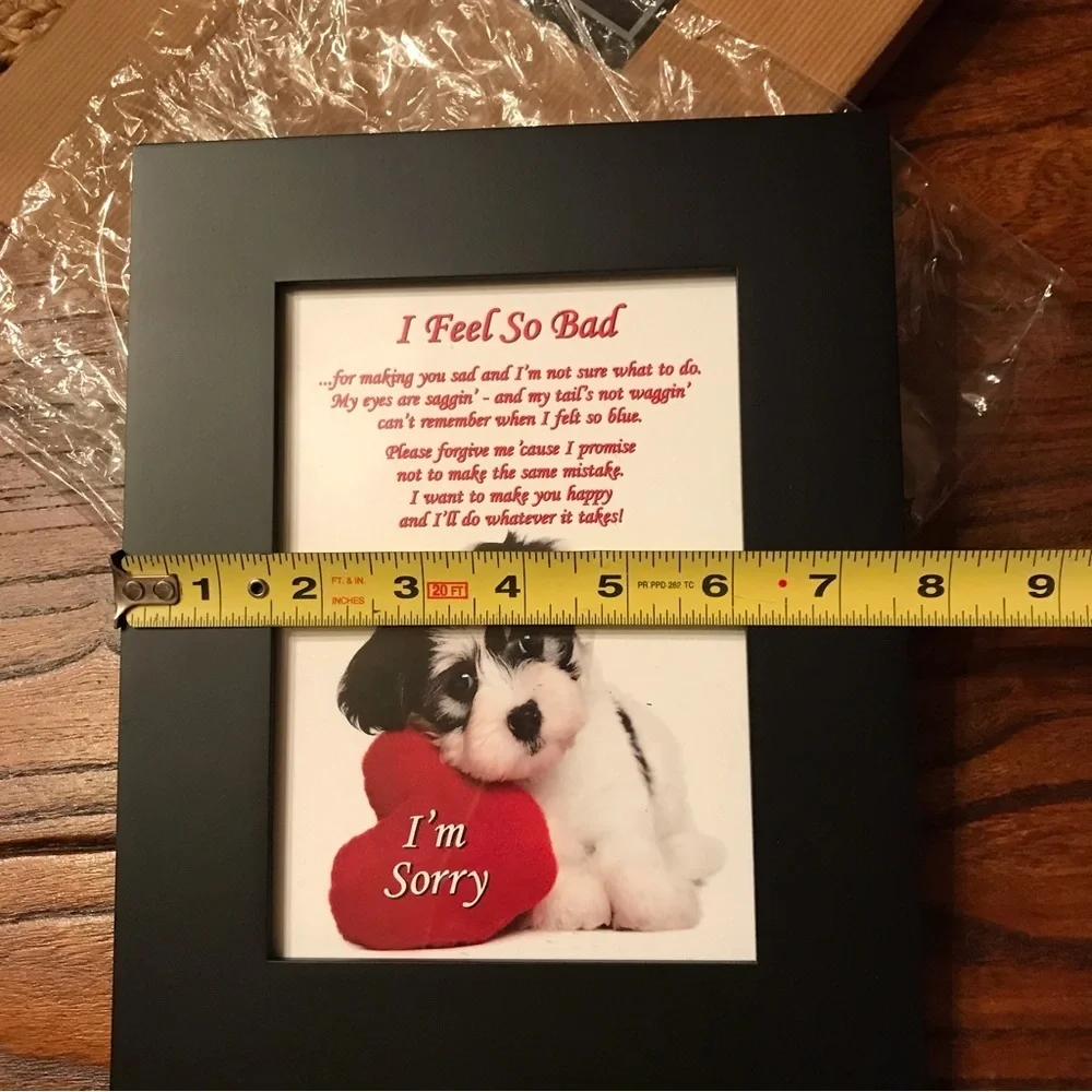 ▪️Poetry Gifts “I’m Sorry ..” Frame